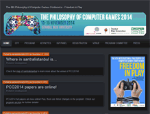 Tablet Screenshot of gamephilosophy2014.org
